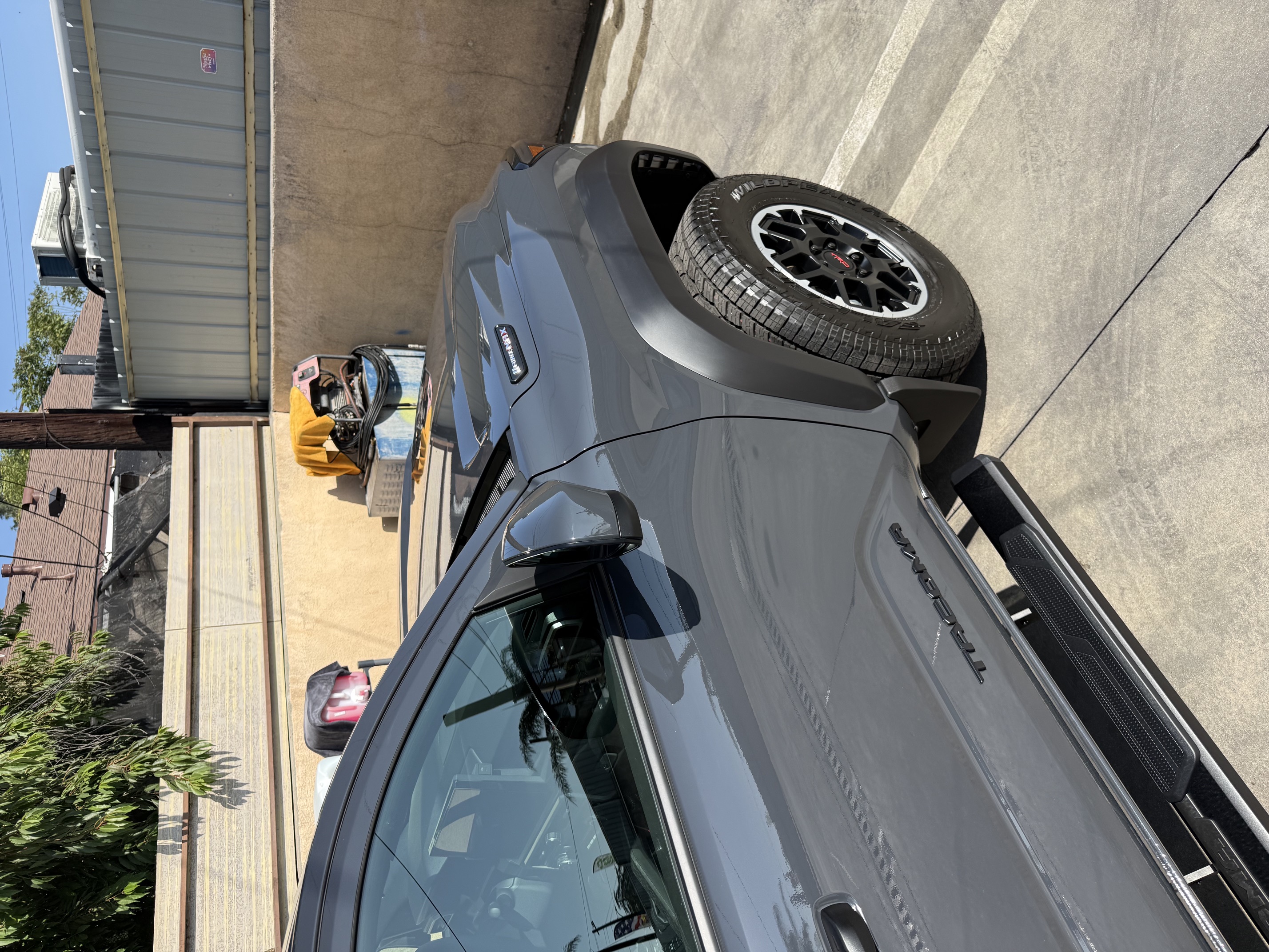 Toyota Tacoma freshly finished at Fair Oaks Car Wash